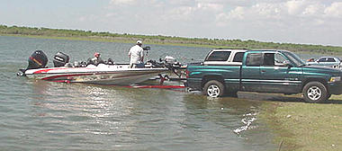 Easy launch at Falcon State Park